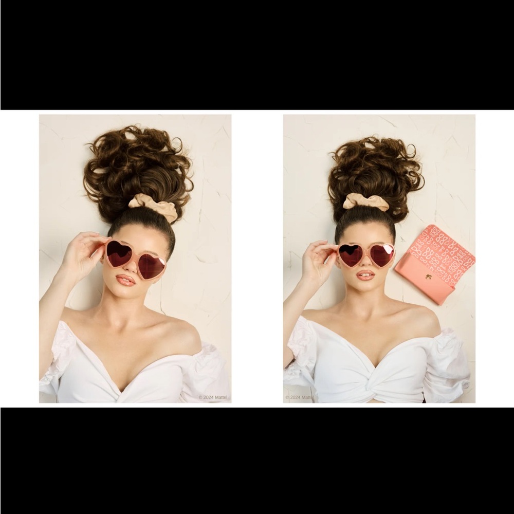 Sol Kyst Pink Heart Barbie Sunglasses - Picture 4 of 8